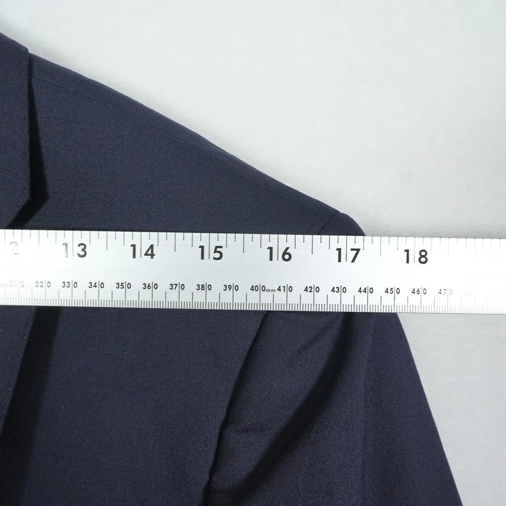J.Crew Ludlow Suit Jacket 38R Navy Blue Loro Piana Super 120s Wool Blazer Mens